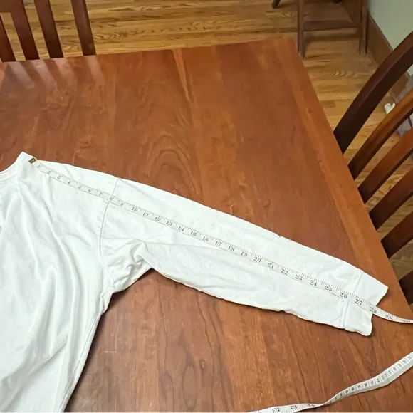 BoohooMAN White Oversized Official Man Long Sleeve Tee, Size XL - Picture 13 of 13